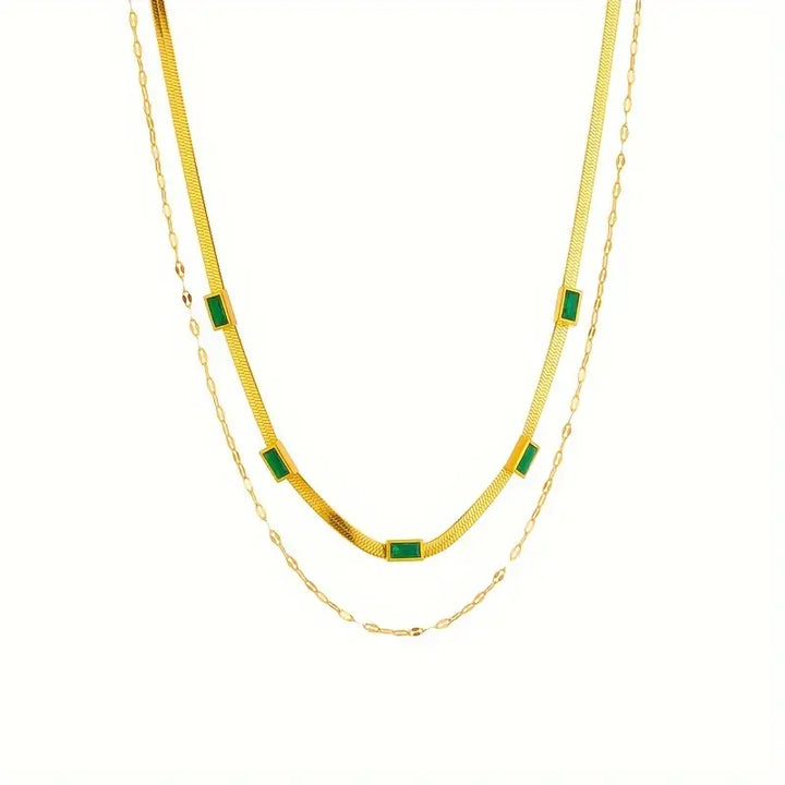 Double-Layer Retro Gold Necklace