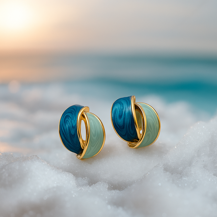 Twin Waves Earrings