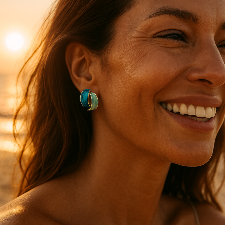 Twin Waves Earrings