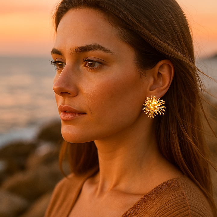 Coral Reflections Earrings