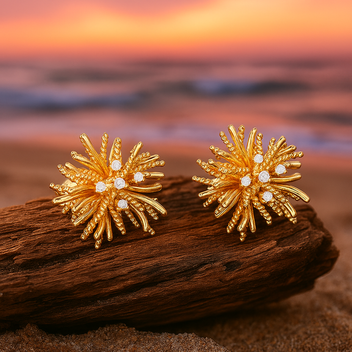 Coral Reflections Earrings