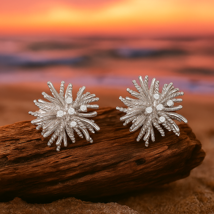 Coral Reflections Earrings