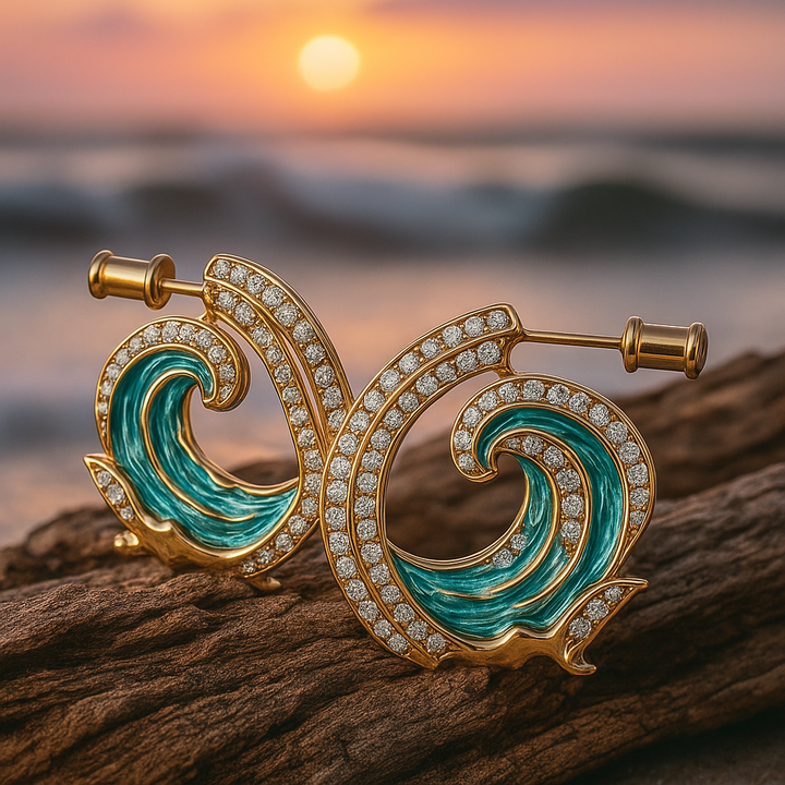 Stylish Ocean's Earrings