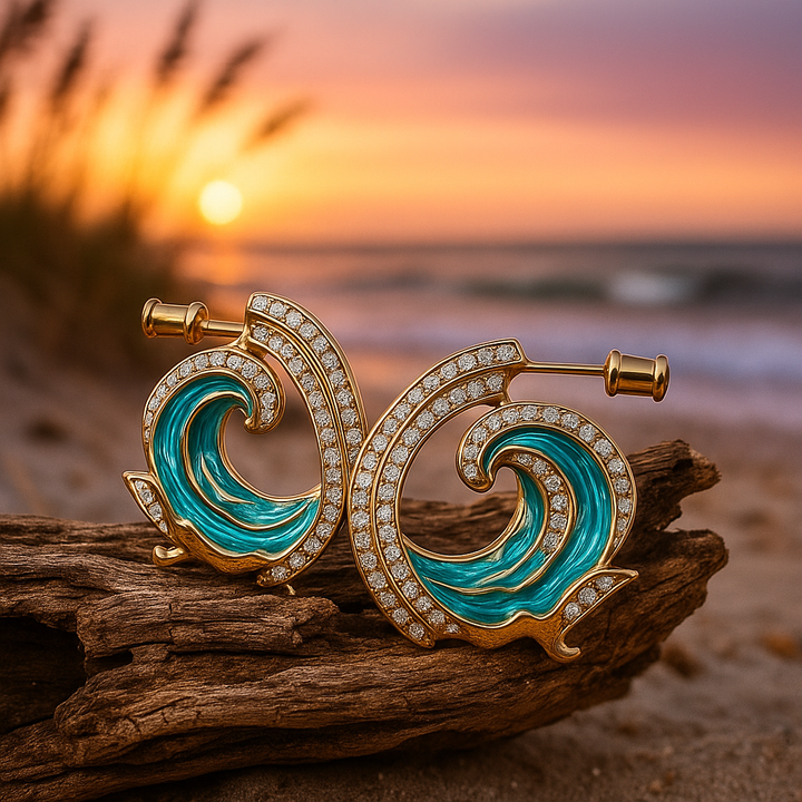 Stylish Ocean's Earrings