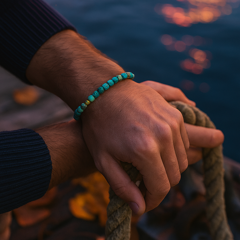 Colourful bead bracelet