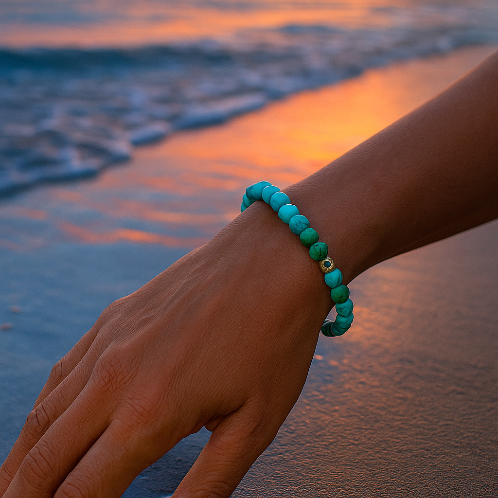 Colourful bead bracelet