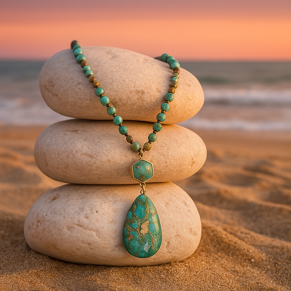 Sea Stone Amulet Necklace