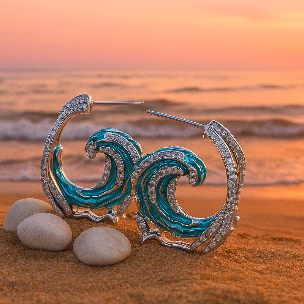 Stylish Ocean's Earrings
