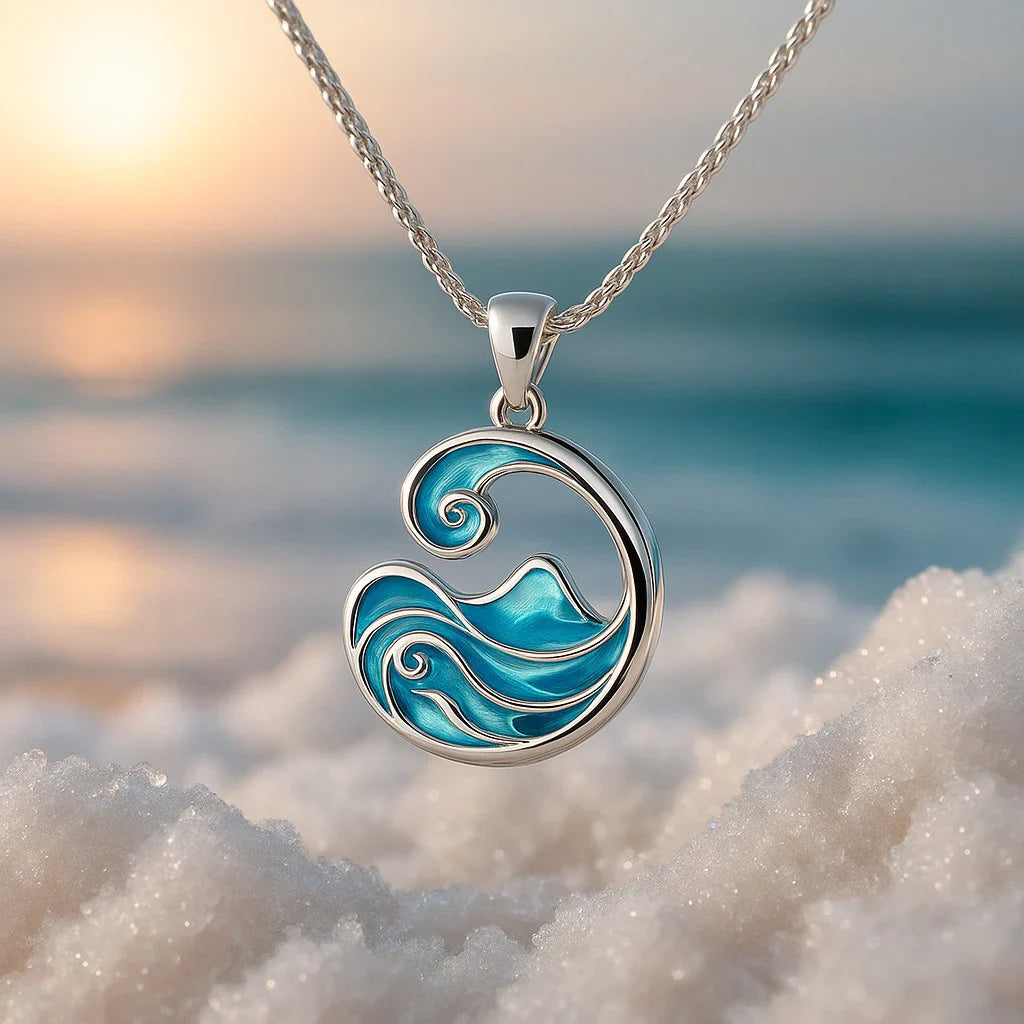 Silver Ocean Necklace