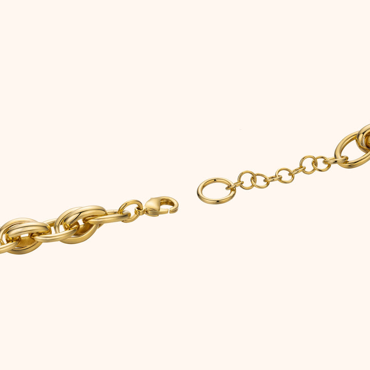 Gold Link Bracelet Watch