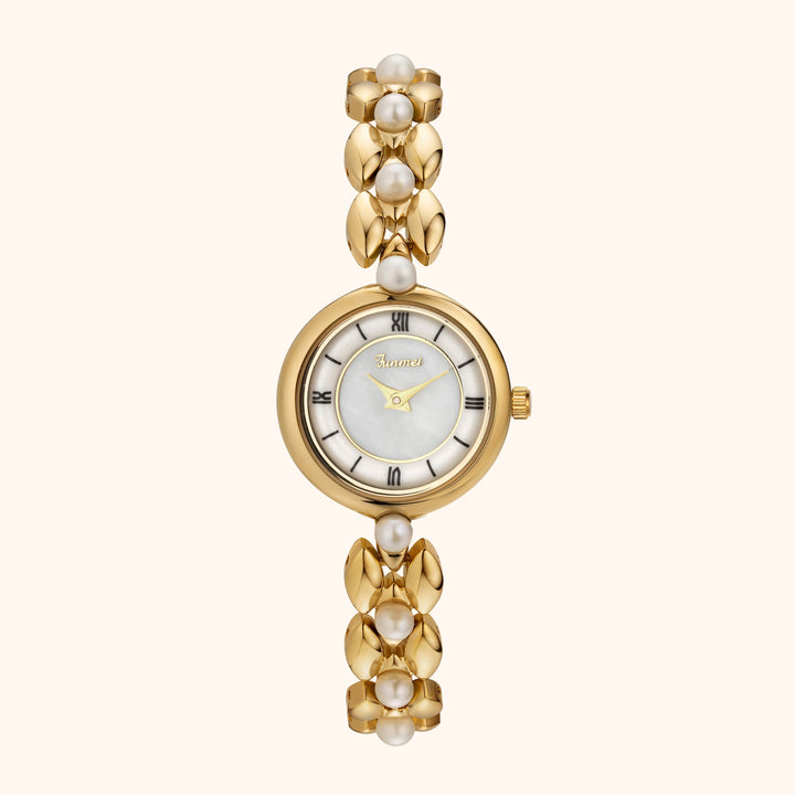 Classic Pearl Gold Watch