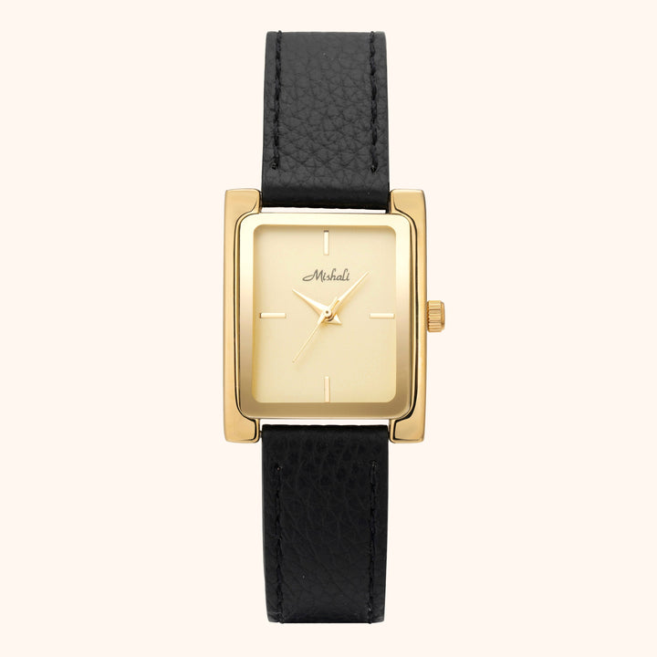 Leather Gold Elegant Watch