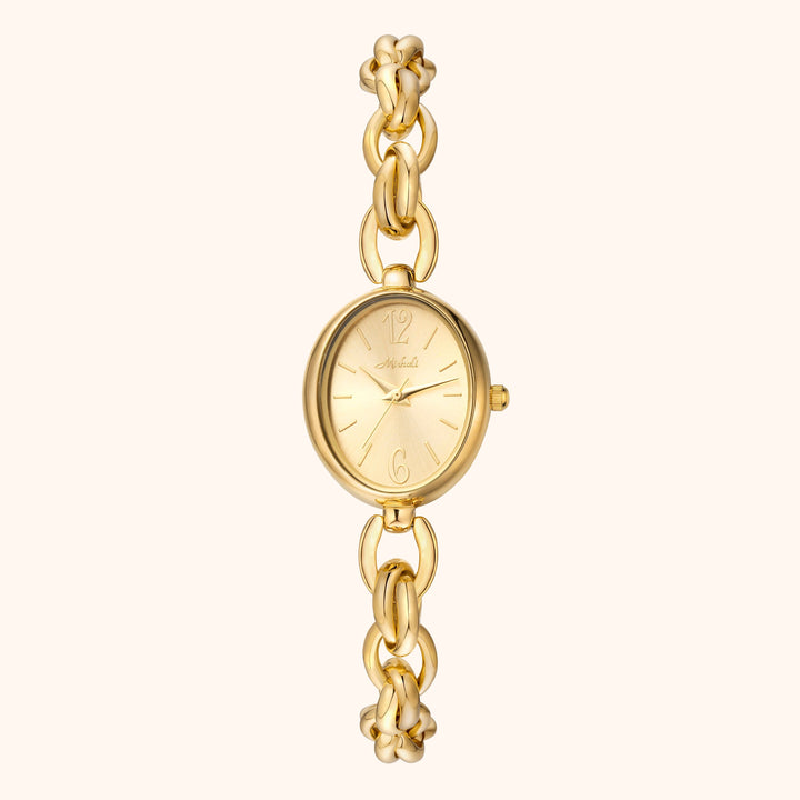 Gold Link Bracelet Watch