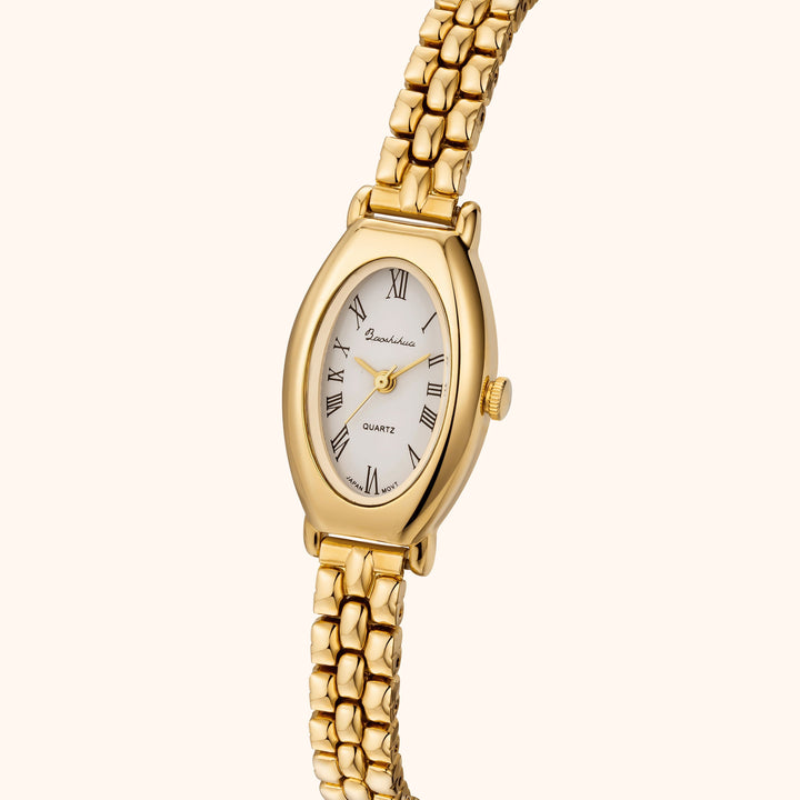 Gold Roman Bracelet Watch