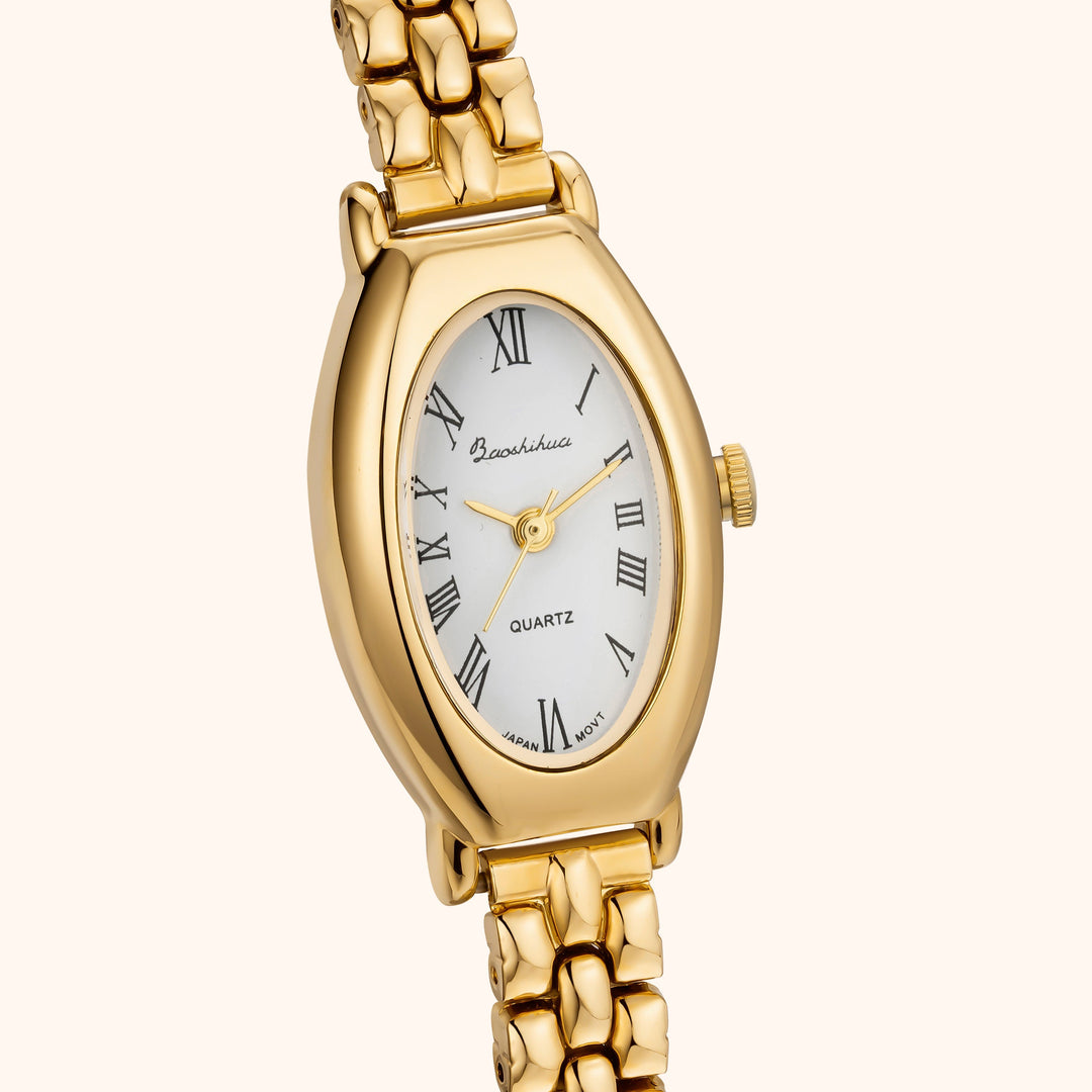 Gold Roman Bracelet Watch