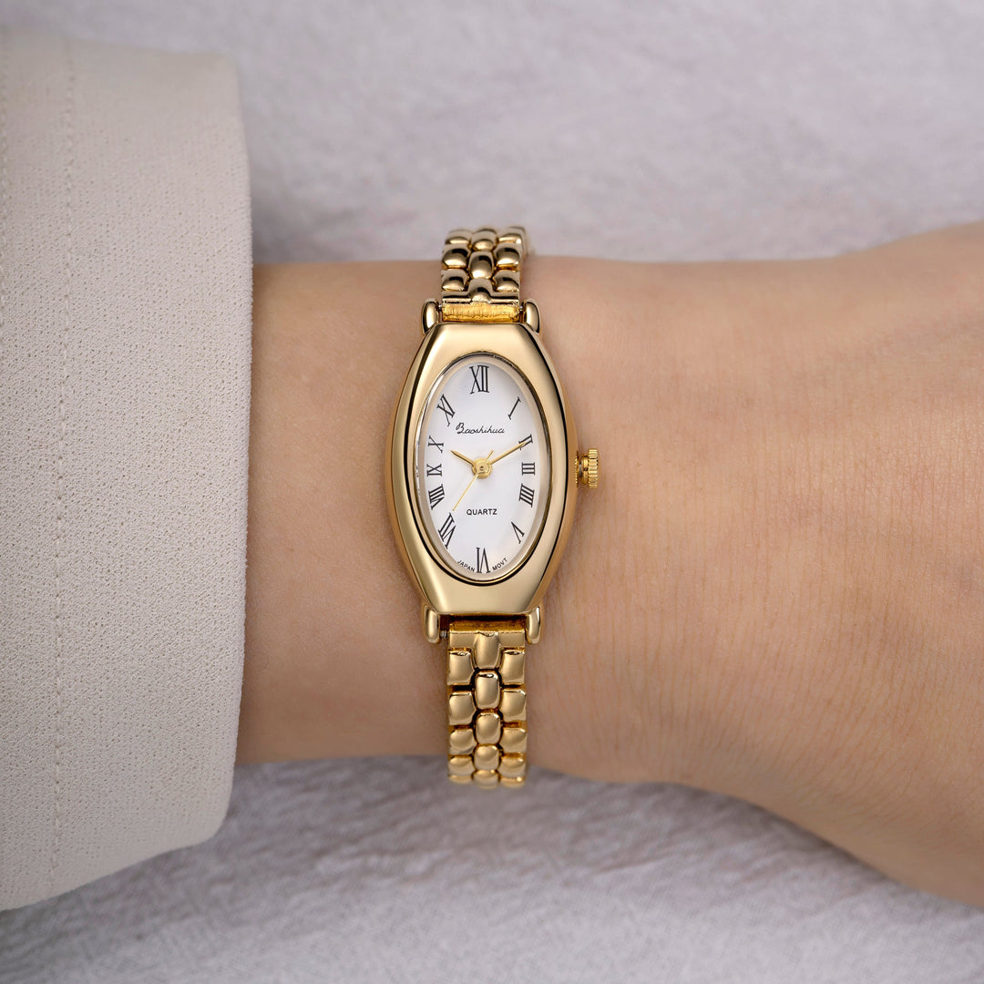 Gold Roman Bracelet Watch