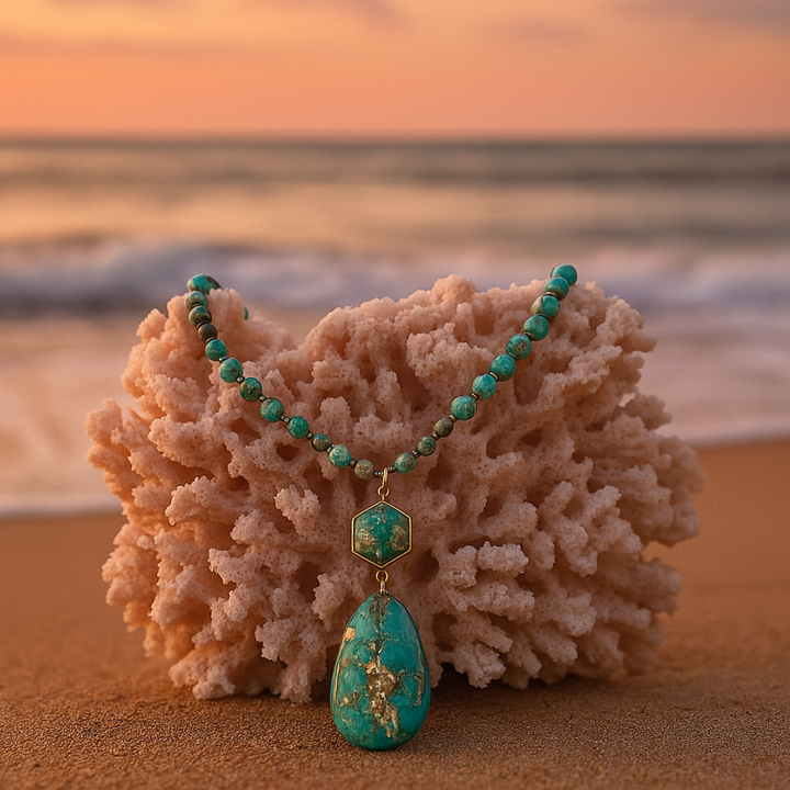 Sea Stone Amulet Necklace