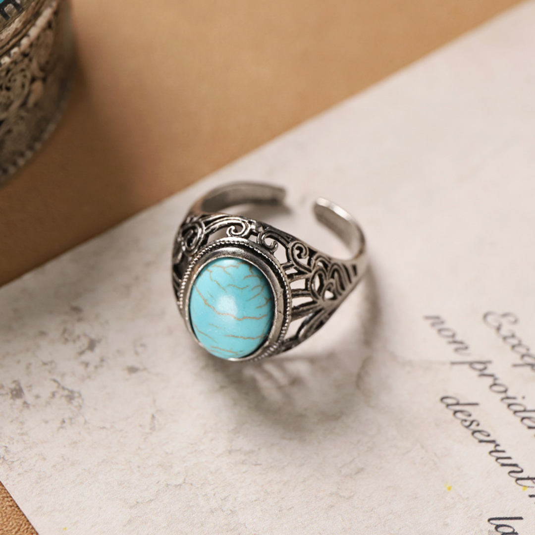Classic Colorful Gemstone Stacking Ring
