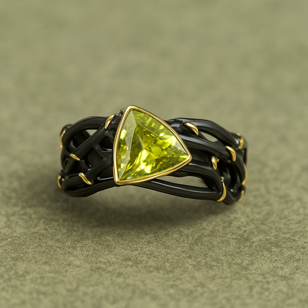 Nature-Inspired Opal Ring