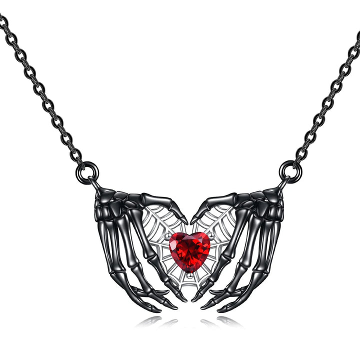 Gothic Heart Pendant Necklace