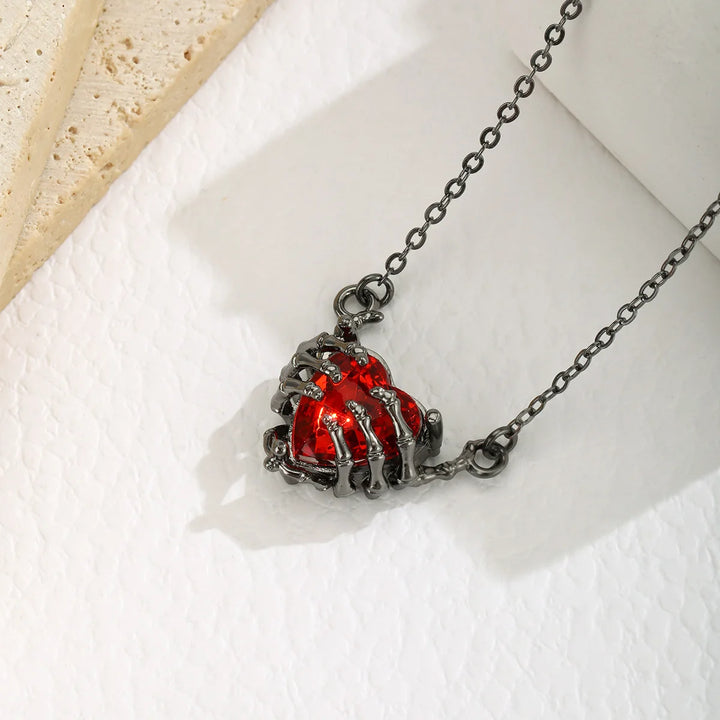 Gothic Heart Pendant Necklace