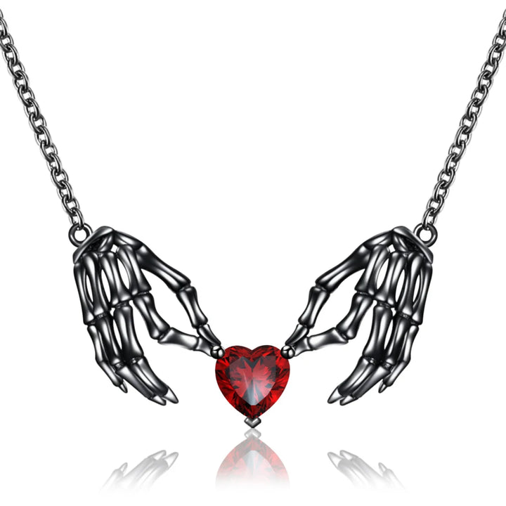Gothic Heart Pendant Necklace