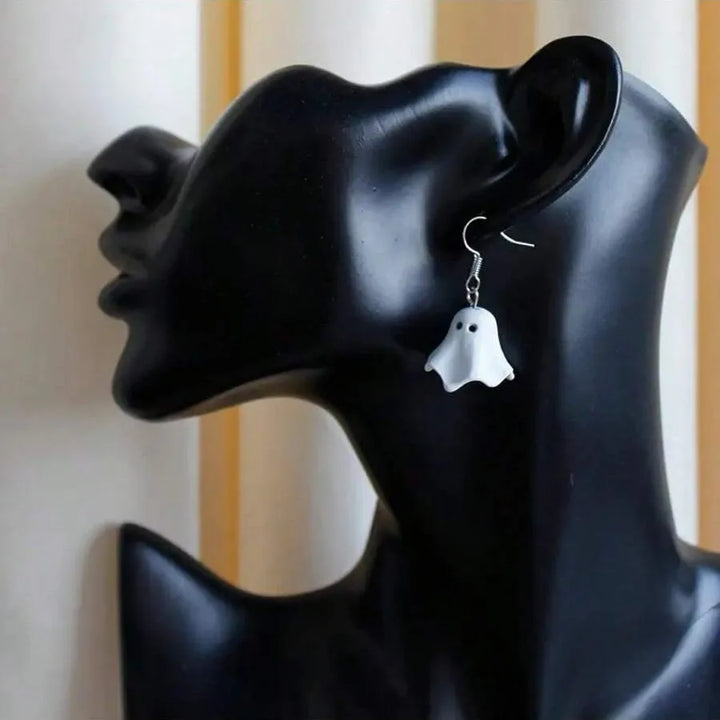 Spooky Cute Ghost Drop Earrings