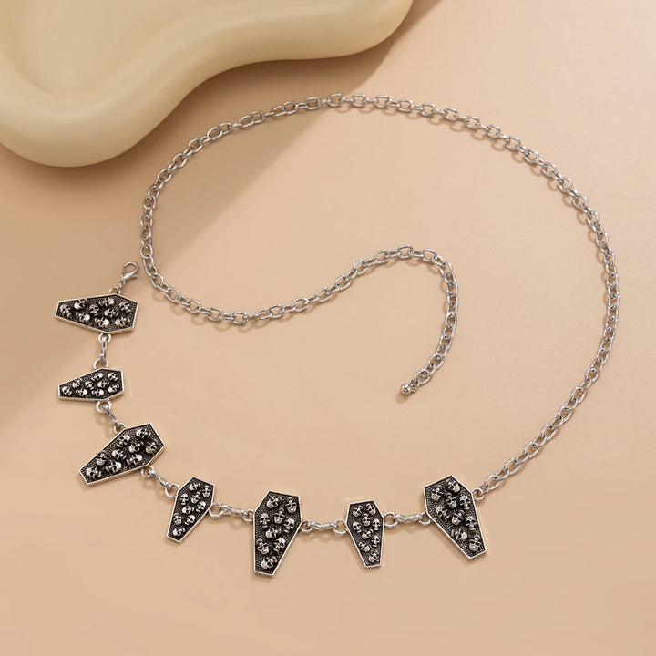 Gothic Coffin Skeleton Waist Chain