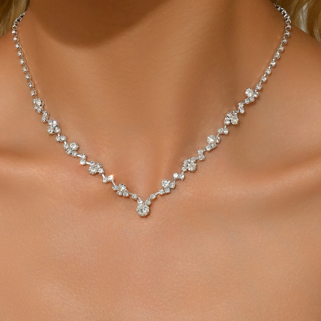 Elegant Diamond Bridal Necklace