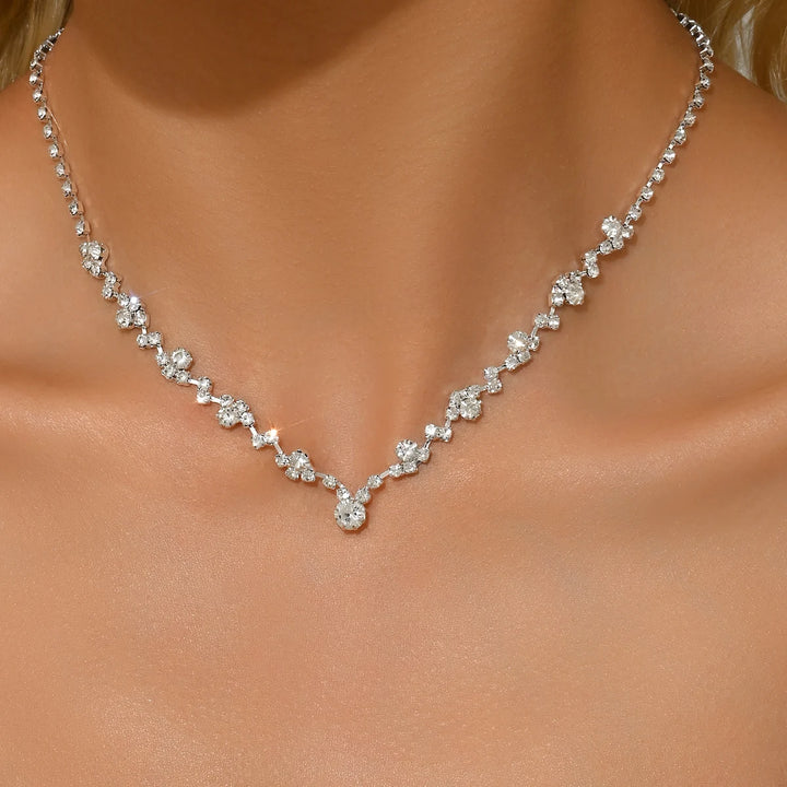 Elegant Diamond Bridal Necklace