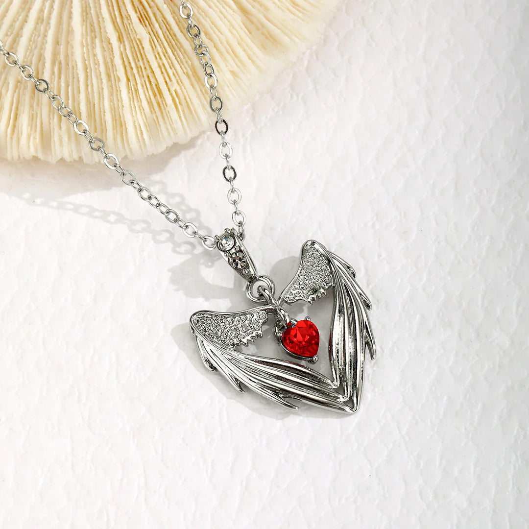 Gothic Heart Pendant Necklace