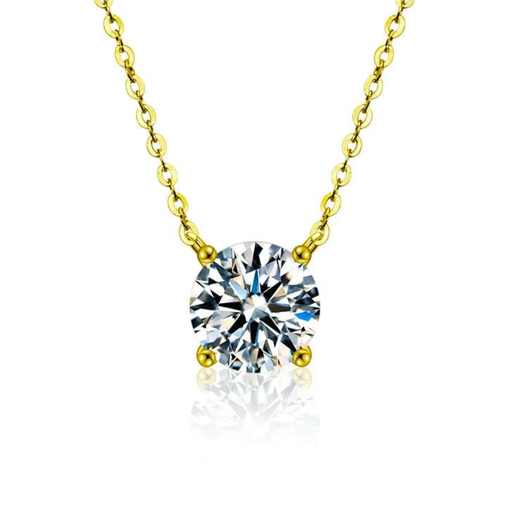 Gold Plated Zircon Necklace