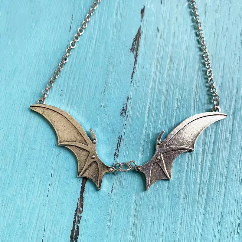 Gothic Vampire Bat Wings Choker