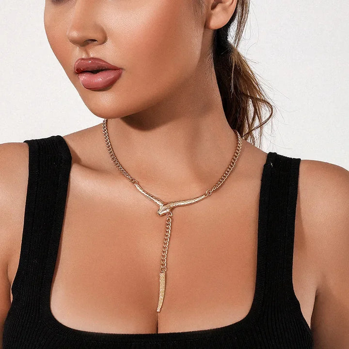 Snake Wrap Necklace