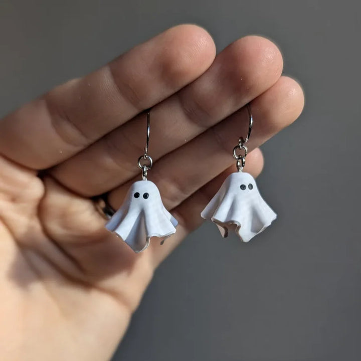 Spooky Cute Ghost Drop Earrings