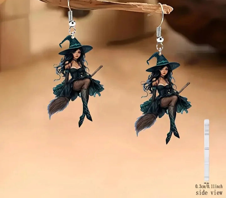 Halloween Witch Earrings