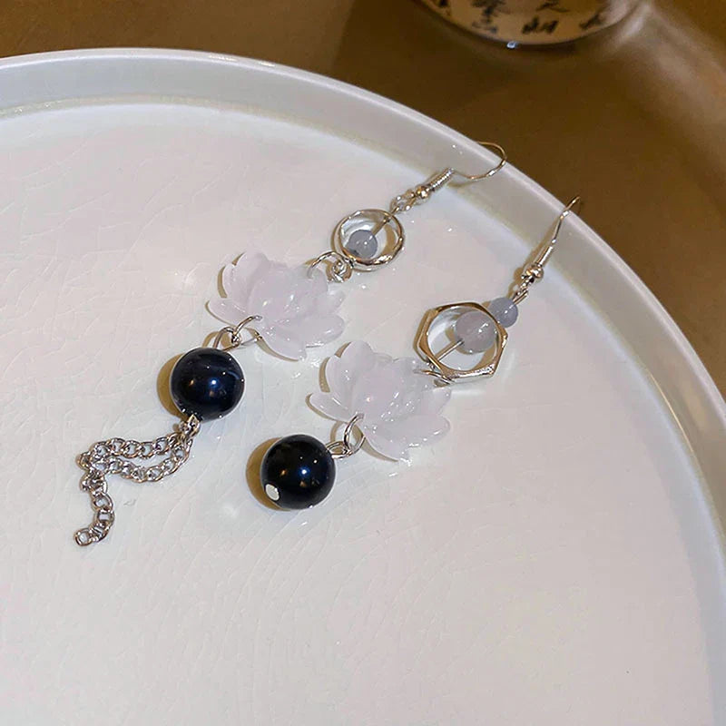 Elegant Lotus Earrings