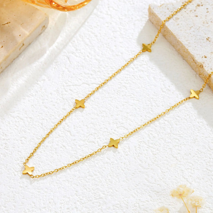 Golden Star Charm Necklace