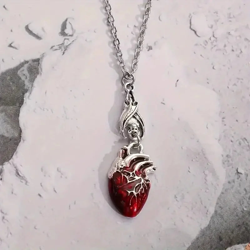 Gothic Heart Jewelry Set