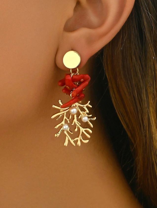 Coral Branches Earrings
