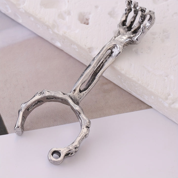 Skeleton Hand Adjustable Ring