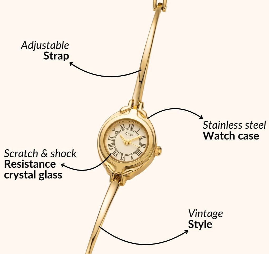 Classic Gold Elegant Watch