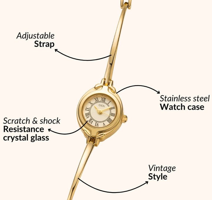 Classic Gold Elegant Watch