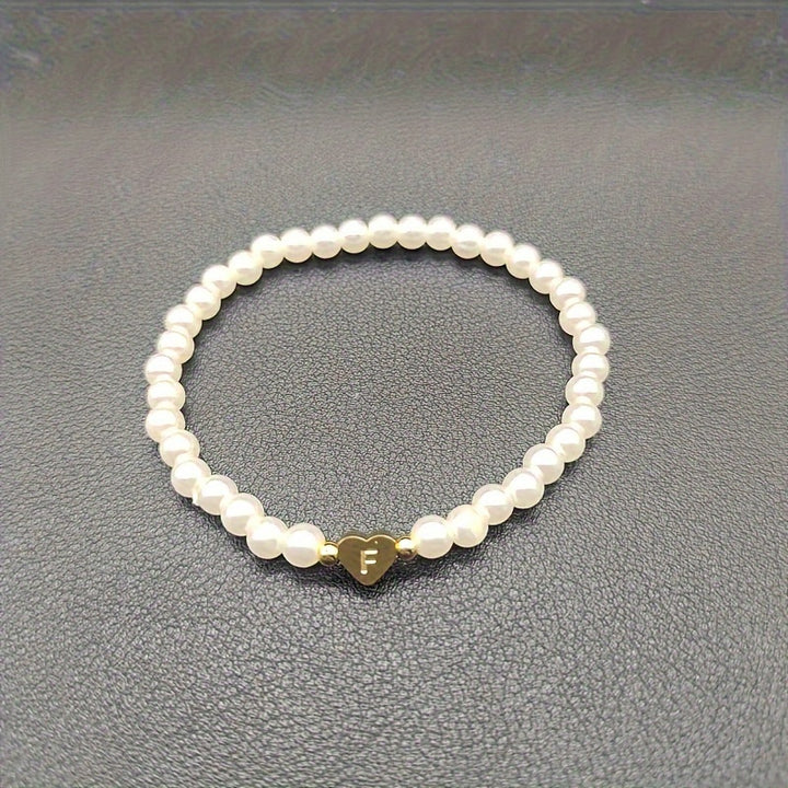 A-Z Heart Initial Bracelet