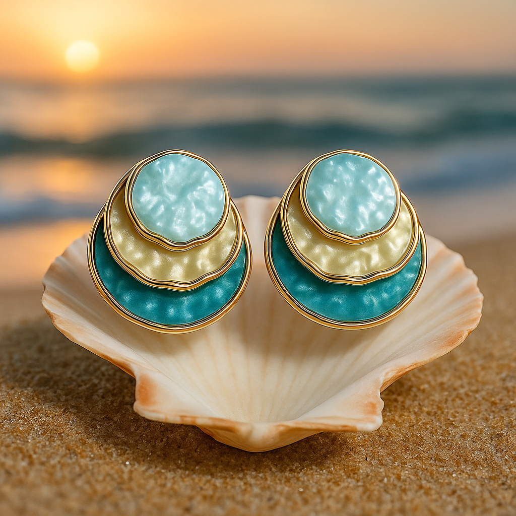 Classy beach earrings