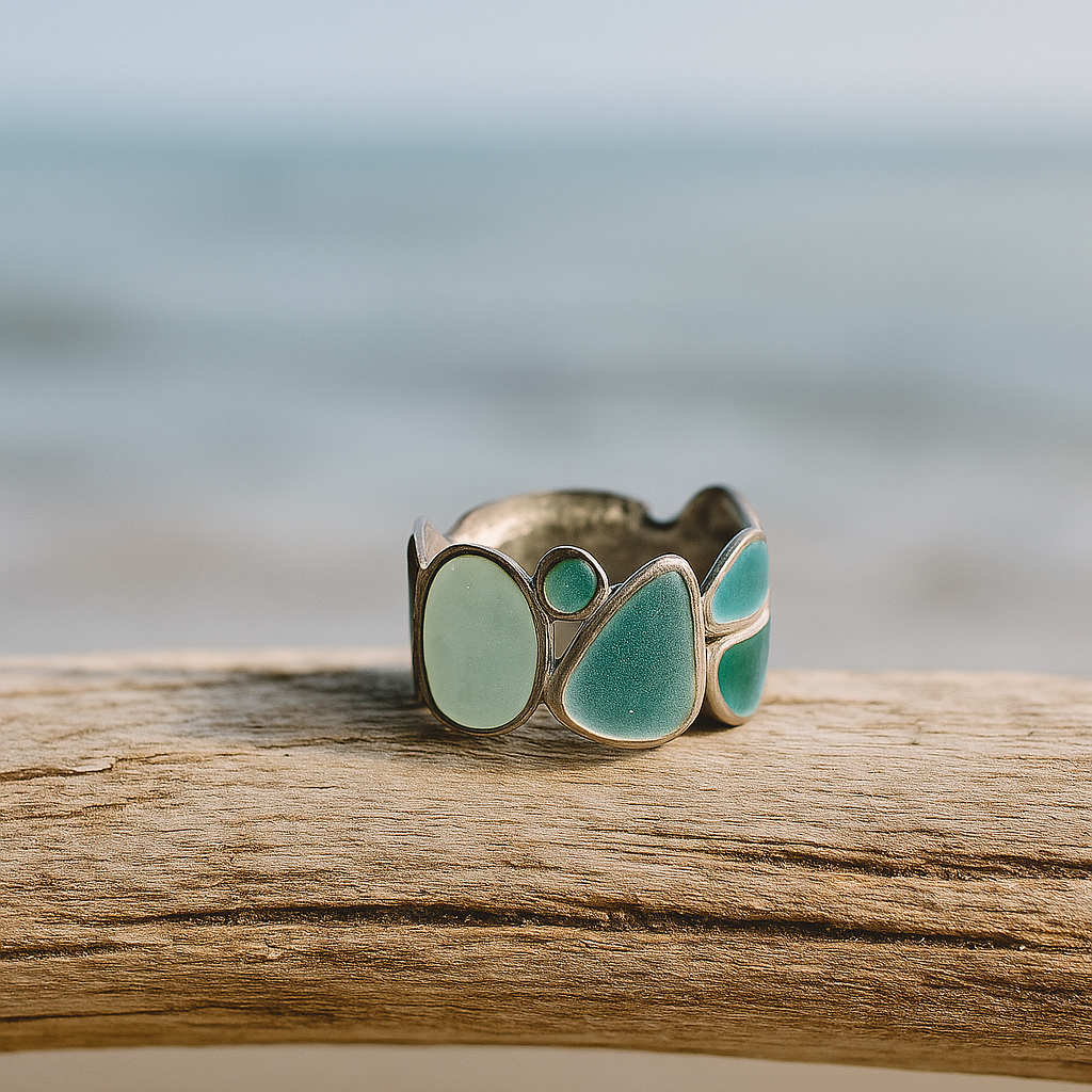 Ocean Drop Silver Ring