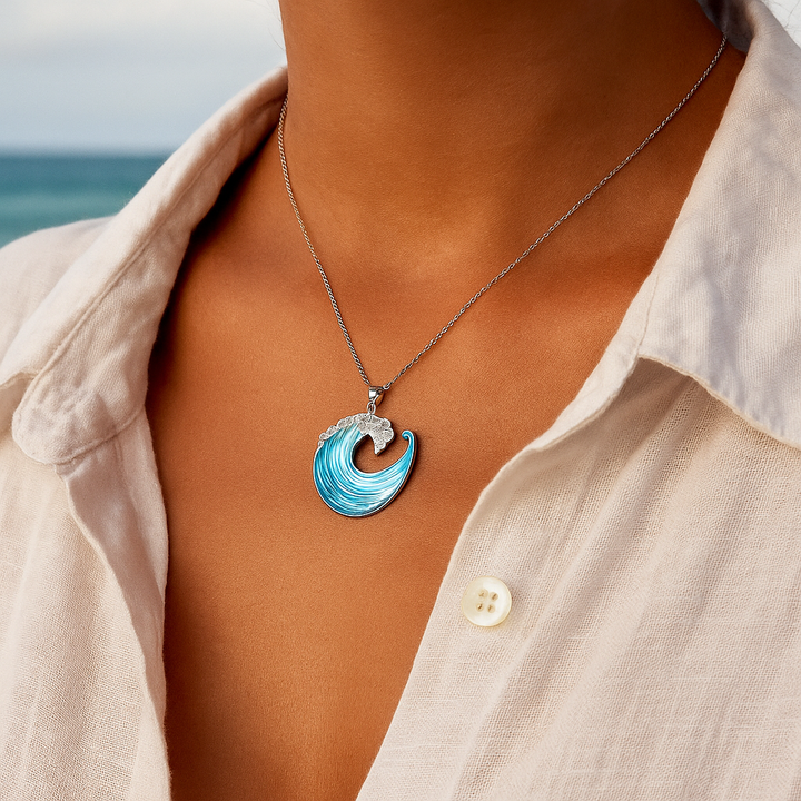 Wave of Light 925 Silver Necklace