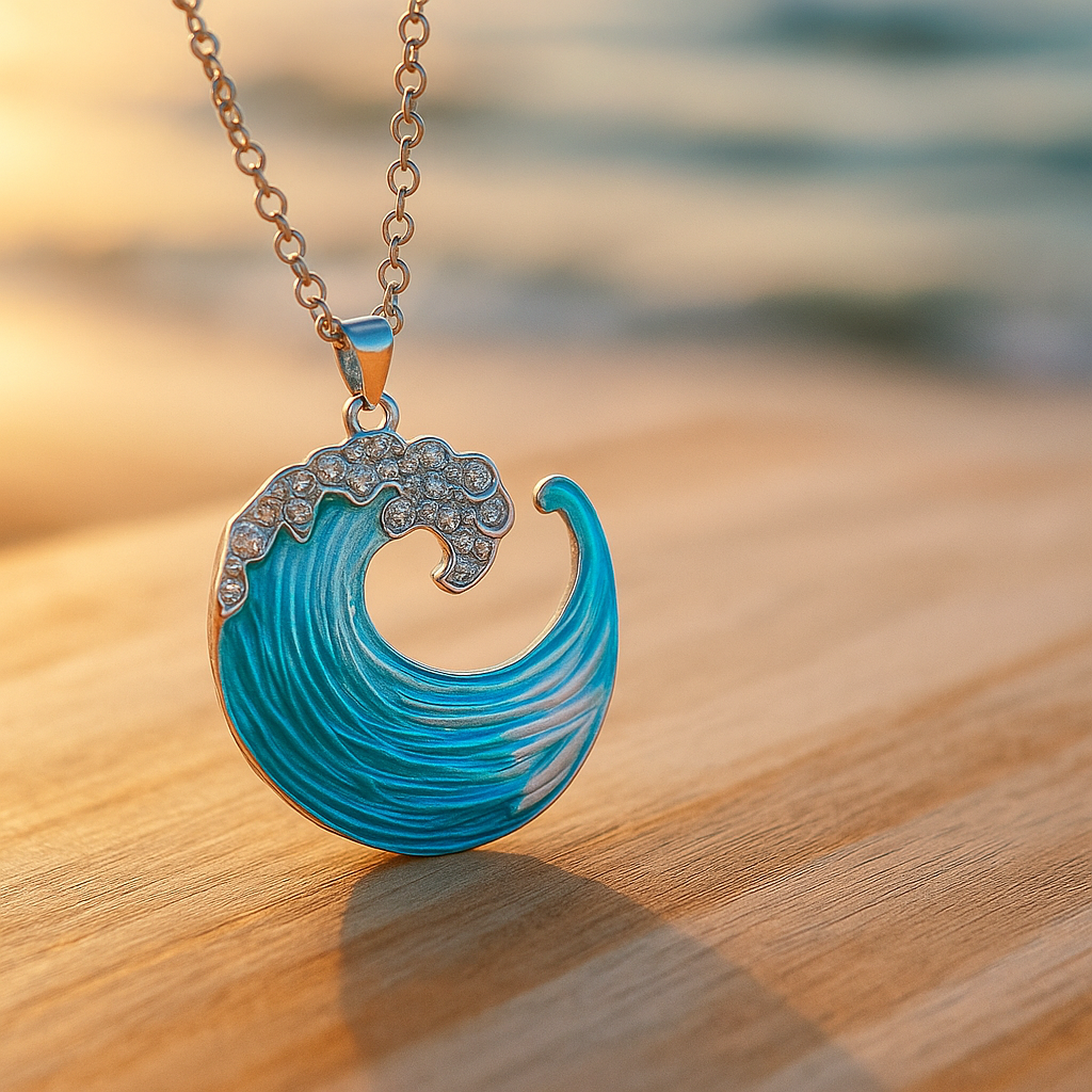Wave of Light 925 Silver Necklace