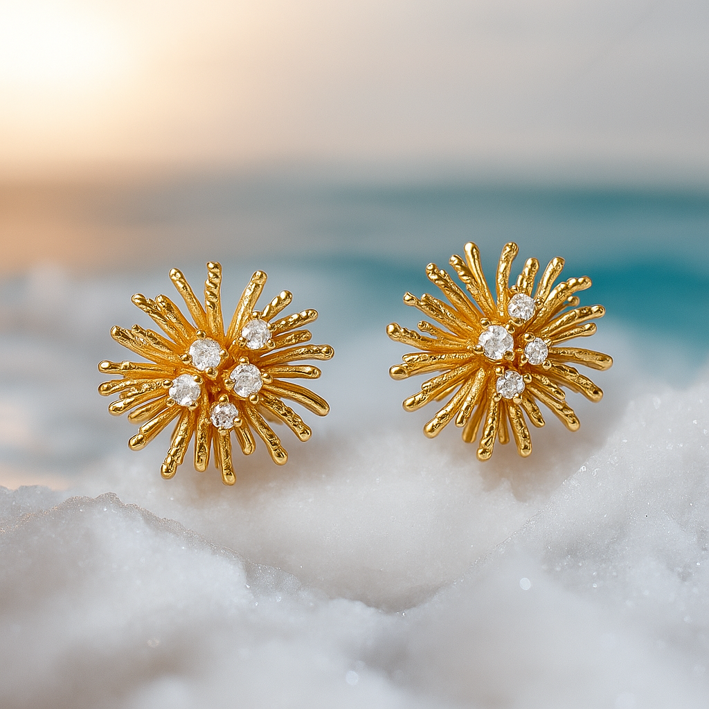 Coral Reflections Earrings