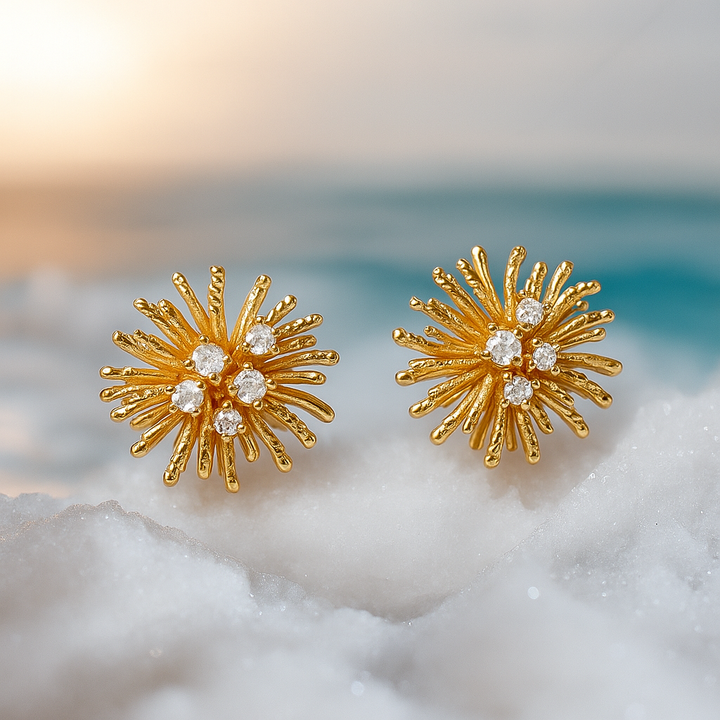 Coral Reflections Earrings